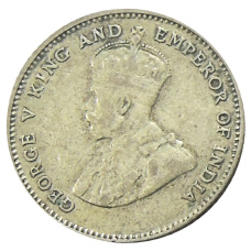 Монета 10 центов 1927 года Стрейтс Сетлментс (реверс)