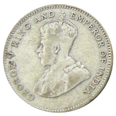 Монета 10 центов 1927 года Стрейтс Сетлментс (реверс)