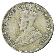 Монета 10 центов 1927 года Стрейтс Сетлментс (реверс)