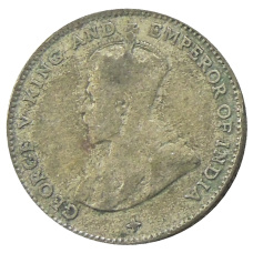 Монета 10 центов 1918 года Стрейтс Сетлментс (реверс)