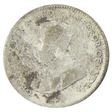 Монета 10 центов 1919 года Стрейтс Сетлментс (реверс)