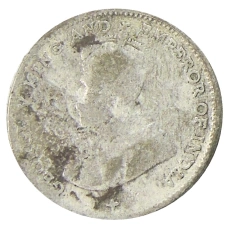 Монета 10 центов 1919 года Стрейтс Сетлментс (реверс)