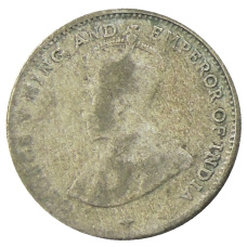 Монета 10 центов 1919 года Стрейтс Сетлментс (реверс)