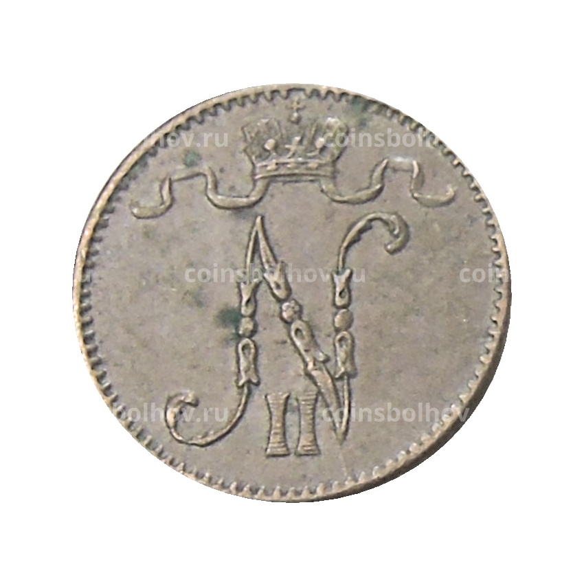 Монета 1 пенни 1914 года Русская Финляндия (вид 2)