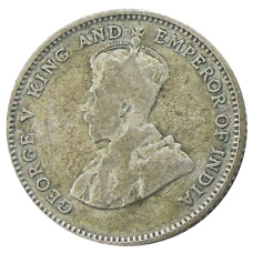 Монета 10 центов 1926 года Стрейтс Сетлментс (реверс)