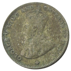 Монета 10 центов 1919 года Стрейтс Сетлментс (реверс)