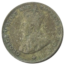 Монета 10 центов 1919 года Стрейтс Сетлментс (реверс)