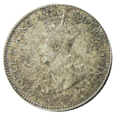 Монета 10 центов 1927 года Стрейтс Сетлментс (реверс)