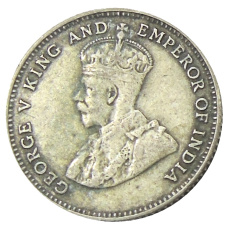 Монета 10 центов 1927 года Стрейтс Сетлментс (реверс)