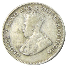 Монета 10 центов 1927 года Стрейтс Сетлментс (реверс)