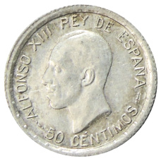 Монета 50 сентимо 1926 года Испания (аверс)