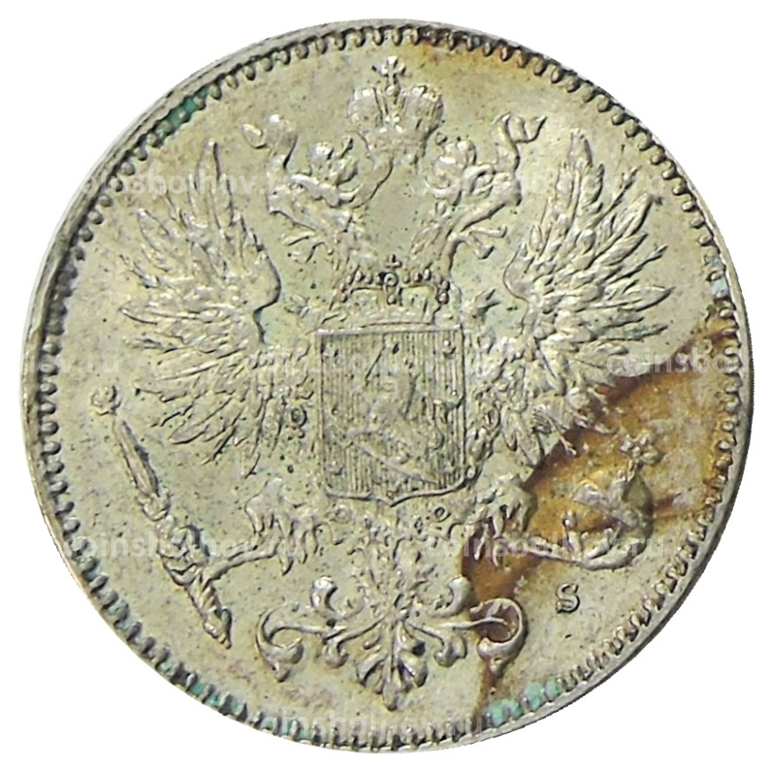 Монета 50 пенни 1914 года Русская Финляндия (вид 2)