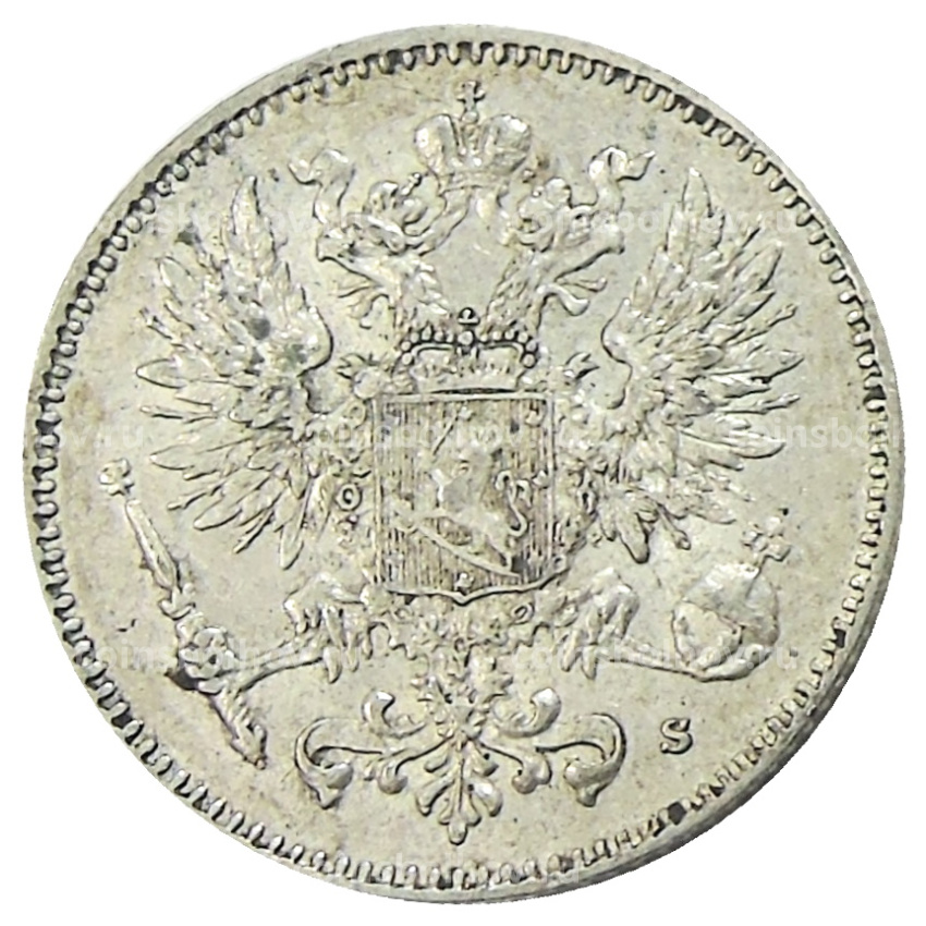 Монета 50 пенни 1916 года Русская Финляндия (вид 2)