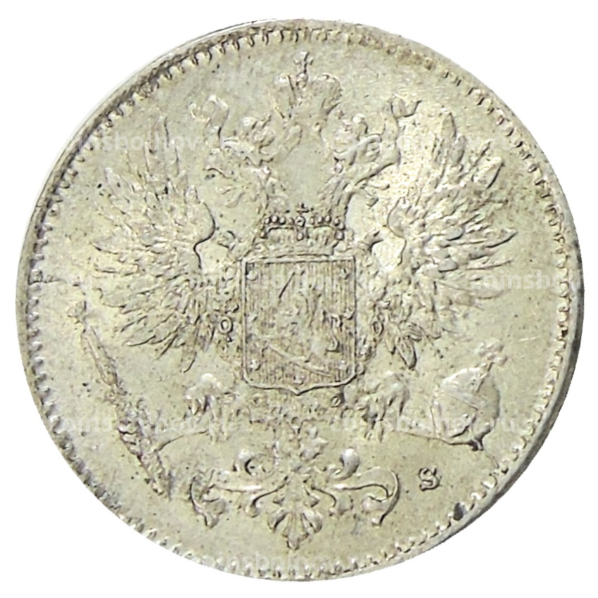 Монета 50 пенни 1916 года Русская Финляндия (вид 2)