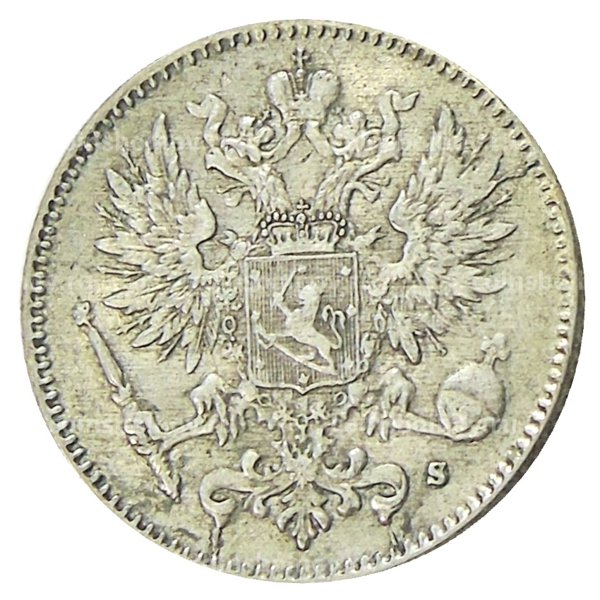 Монета 50 пенни 1916 года Русская Финляндия (вид 2)