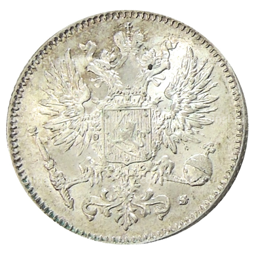 Монета 50 пенни 1916 года Русская Финляндия (вид 2)