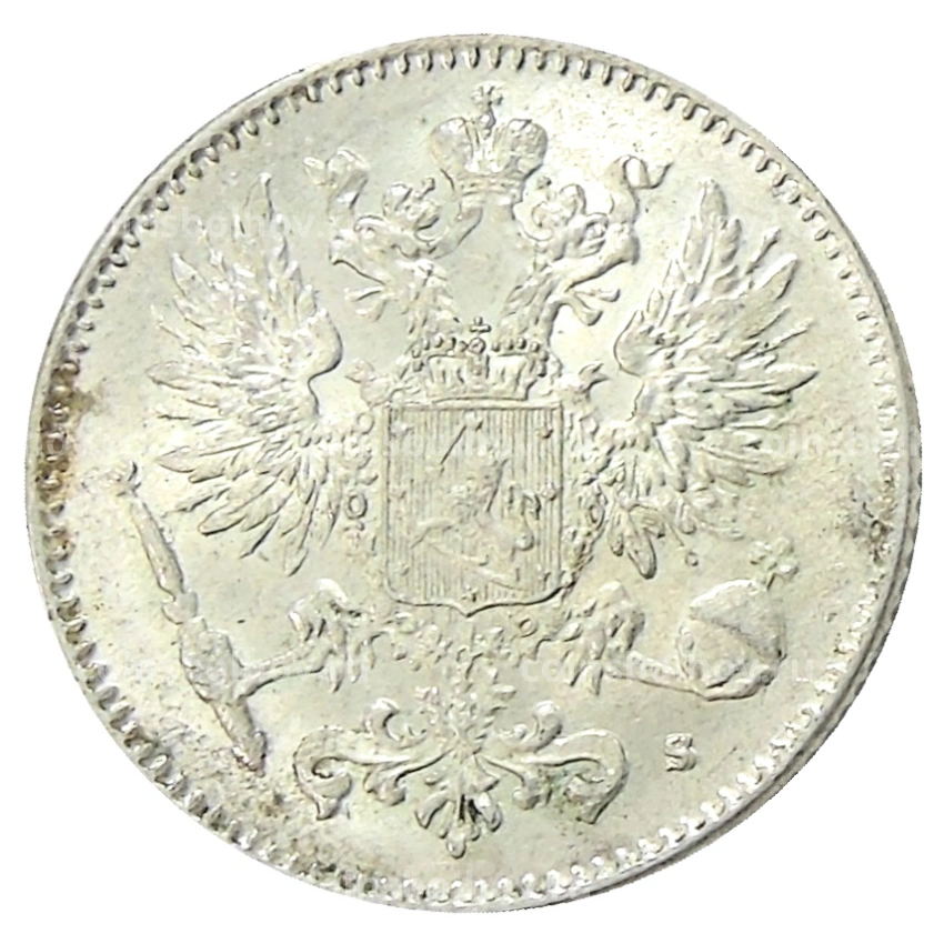 Монета 50 пенни 1916 года Русская Финляндия (вид 2)