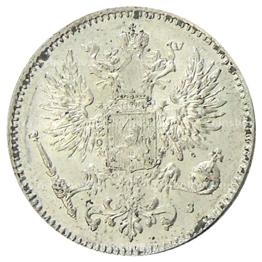 Монета 50 пенни 1916 года Русская Финляндия (вид 2)