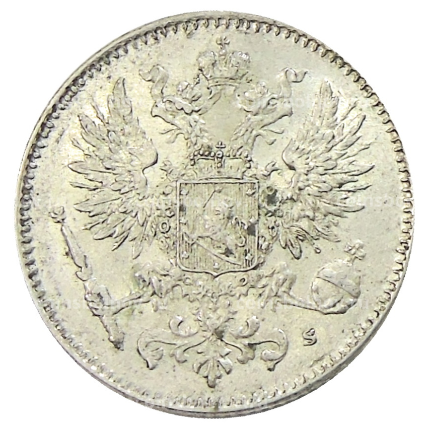 Монета 50 пенни 1916 года Русская Финляндия (вид 2)
