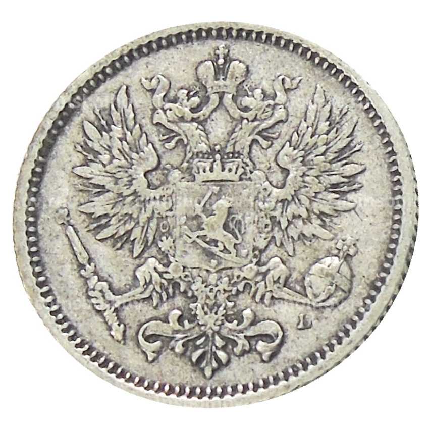 Монета 50 пенни 1890 года Русская Финляндия (вид 2)