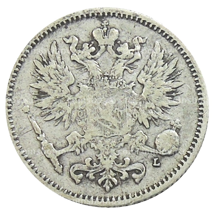 Монета 50 пенни 1892 года Русская Финляндия (вид 2)