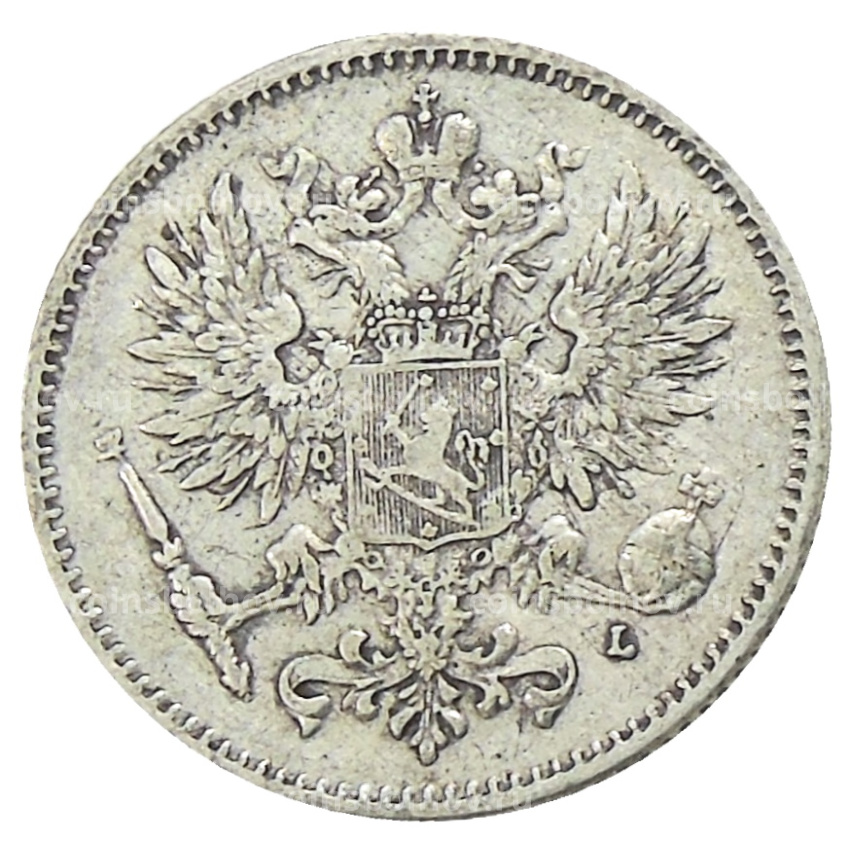 Монета 50 пенни 1907 года Русская Финляндия (вид 2)