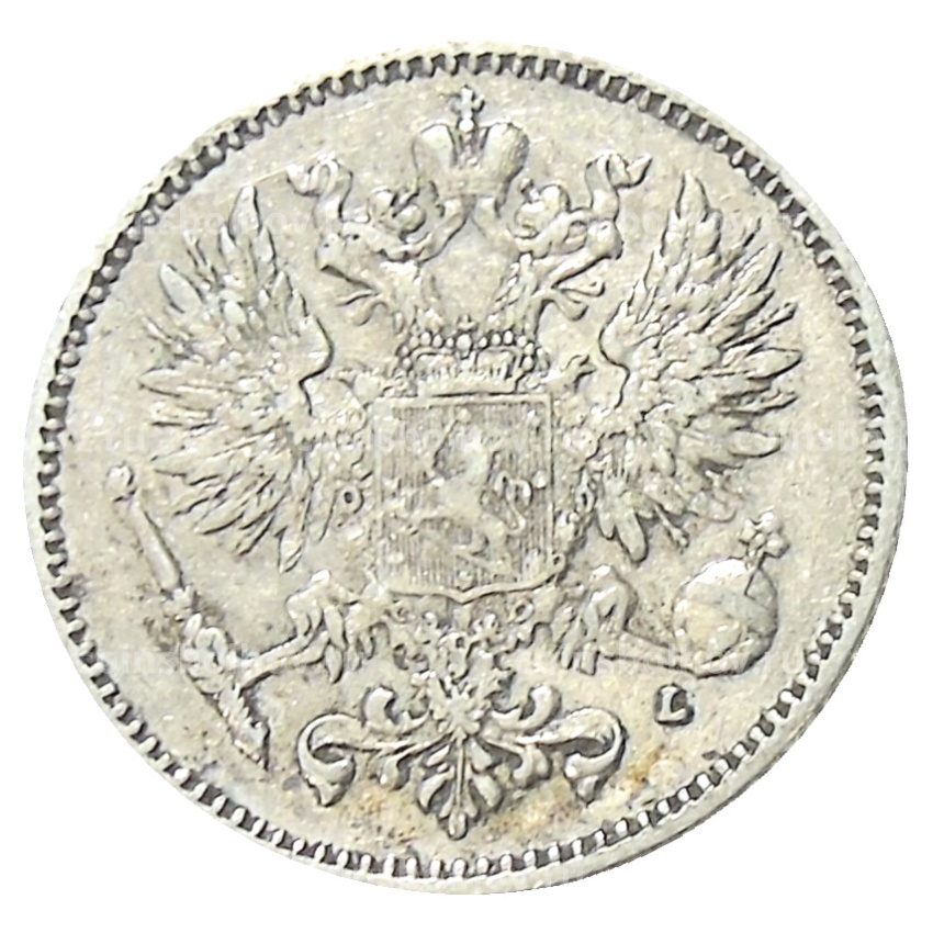 Монета 50 пенни 1908 года Русская Финляндия (вид 2)