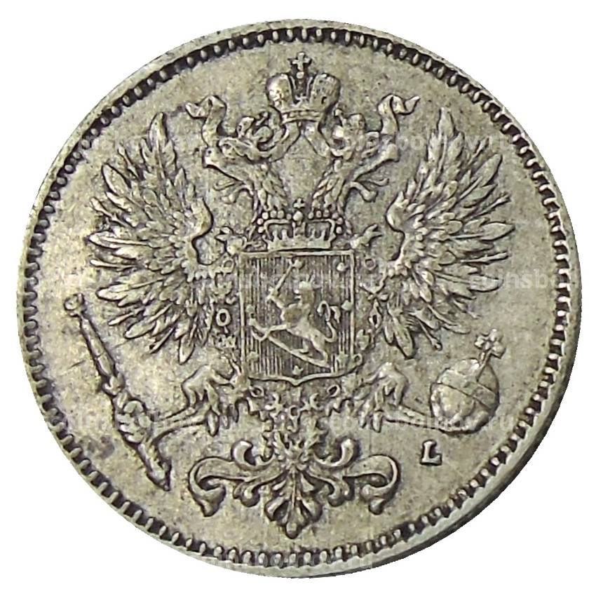 Монета 50 пенни 1911 года Русская Финляндия (вид 2)