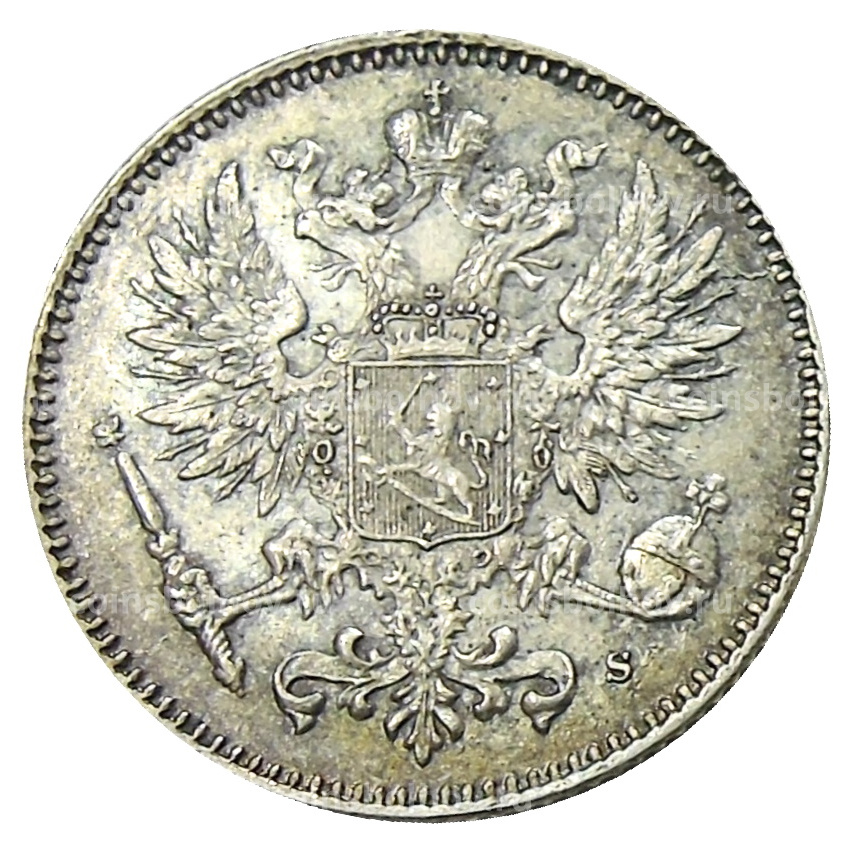Монета 50 пенни 1914 года Русская Финляндия (вид 2)