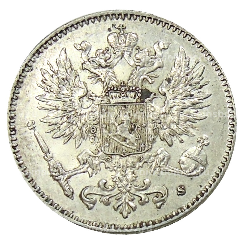 Монета 50 пенни 1915 года Русская Финляндия (вид 2)