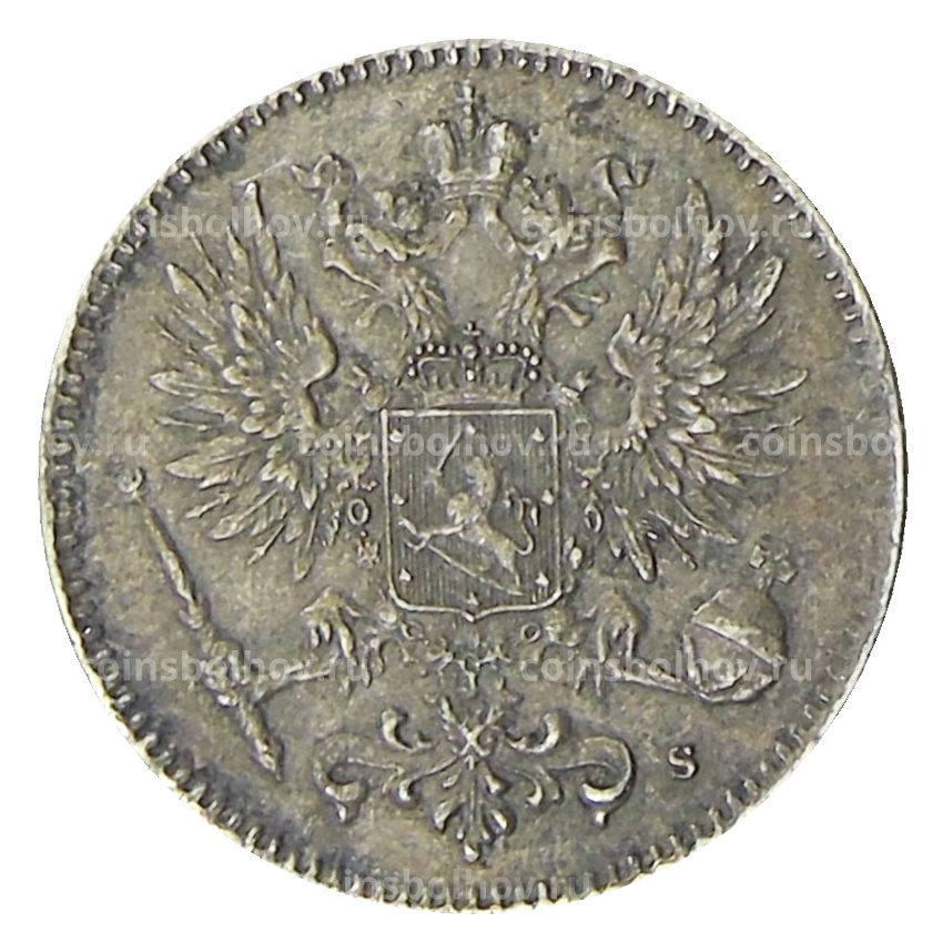 Монета 50 пенни 1916 года Русская Финляндия (вид 2)