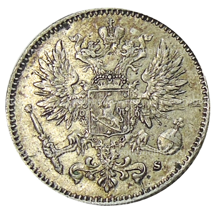 Монета 50 пенни 1916 года Русская Финляндия (вид 2)