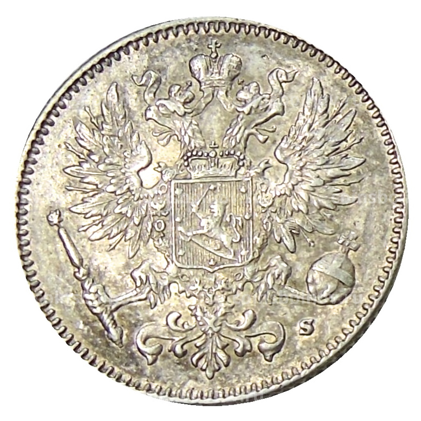 Монета 50 пенни 1916 года Русская Финляндия (вид 2)