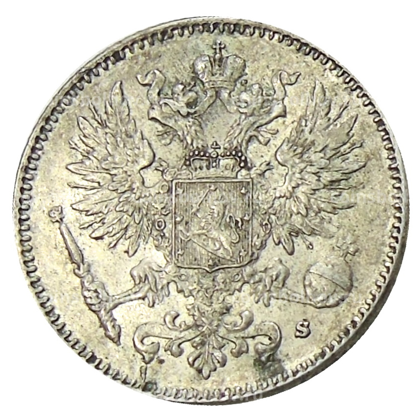 Монета 50 пенни 1916 года Русская Финляндия (вид 2)