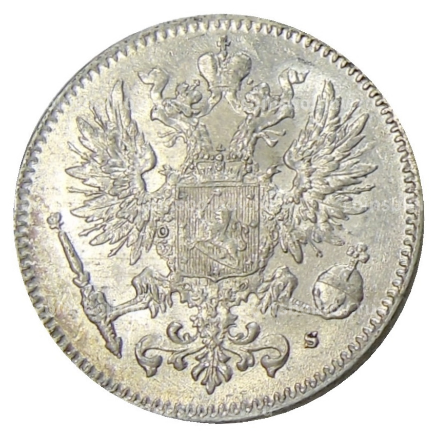 Монета 50 пенни 1916 года Русская Финляндия (вид 2)
