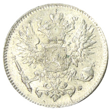 Монета 50 пенни 1916 года Русская Финляндия (реверс)