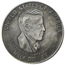 1/2 доллара (50 центов) 1936 года США «Музыкальный центр Цинциннати» — Копия (реверс)