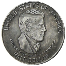 1/2 доллара (50 центов) 1936 года США «Музыкальный центр Цинциннати» — Копия (вид 2)