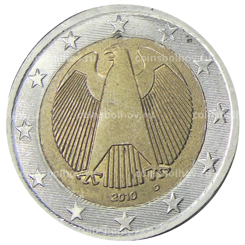 2 евро 2010 года G Германия — Копия