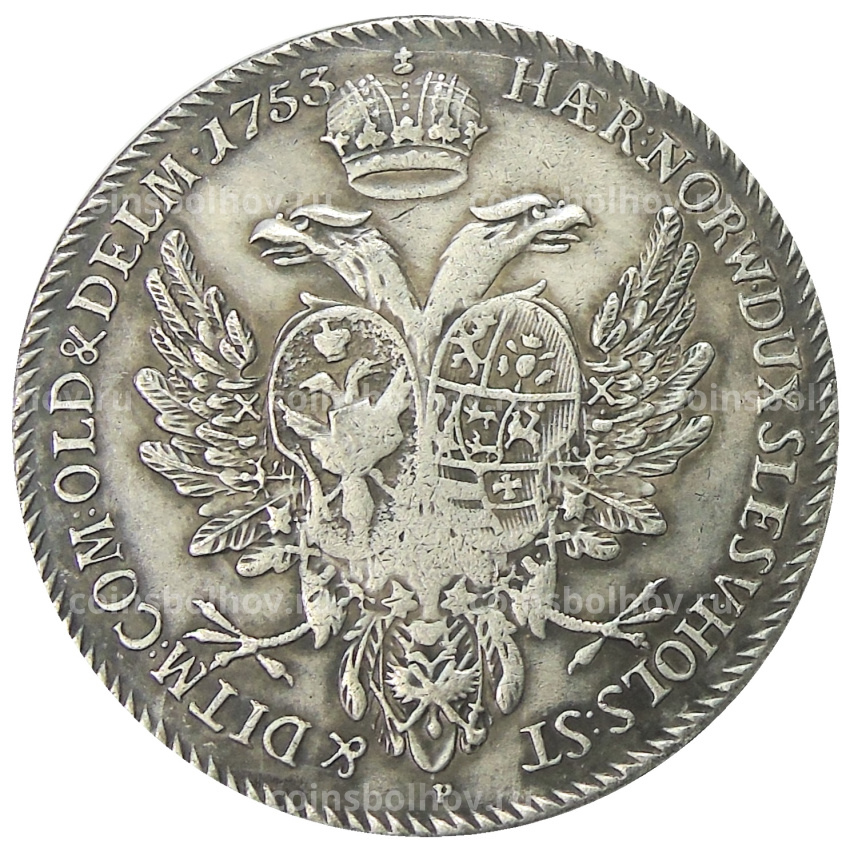 1 альбертусталер 1753 года — Копия (вид 2)