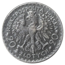 20 злотых 1925 года «100 лет со дня смерти Болеслава I» Польша — Копия (вид 2)