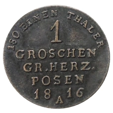 1 грош 1816 года  Польша — Копия