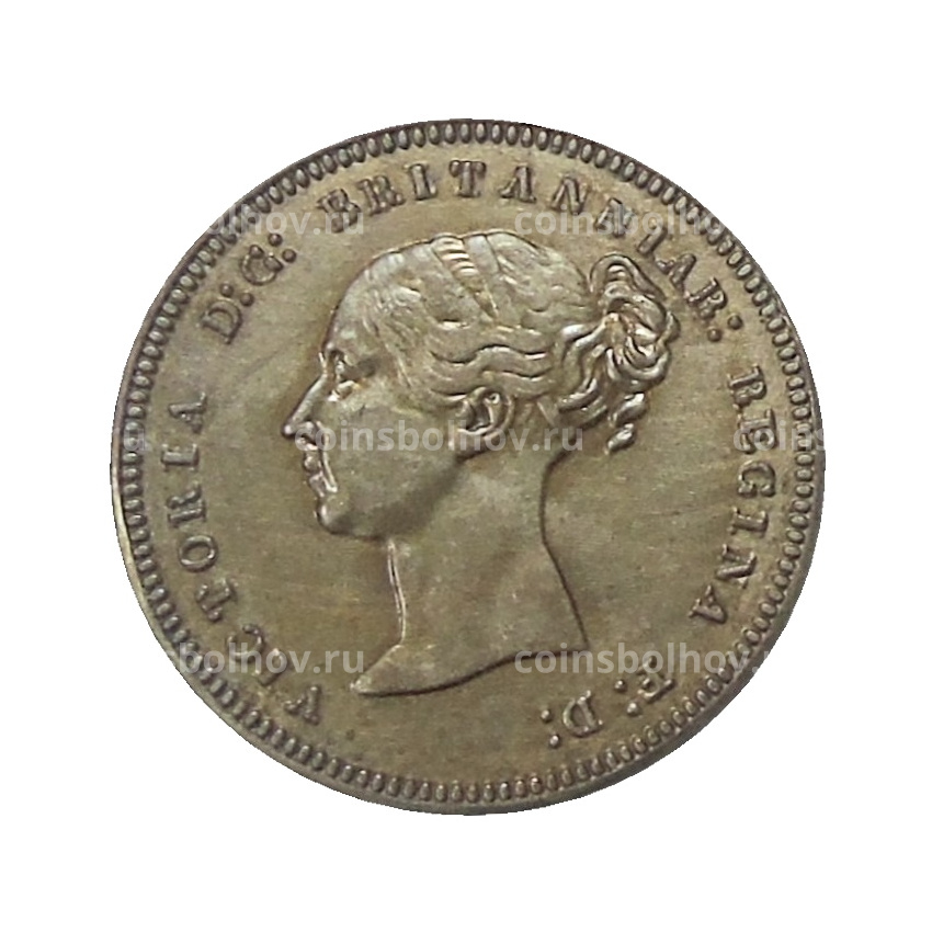 1/2 фартинга 1852 года Великобритания — Копия (вид 2)