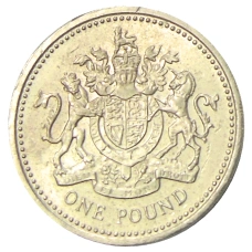 Монета 1 фунт 1983 года Великобритания (аверс)