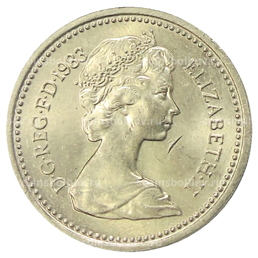 Монета 1 фунт 1983 года Великобритания (вид 2)