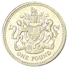 Монета 1 фунт 1993 года Великобритания (аверс)