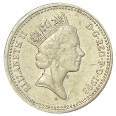 Монета 1 фунт 1993 года Великобритания (реверс)