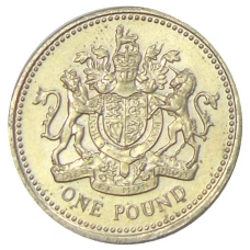Монета 1 фунт 1983 года Великобритания (аверс)
