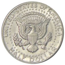 Монета 1/2 доллара (50 центов) 1974 года США (реверс)