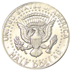 Монета 1/2 доллара (50 центов) 1974 года США (реверс)